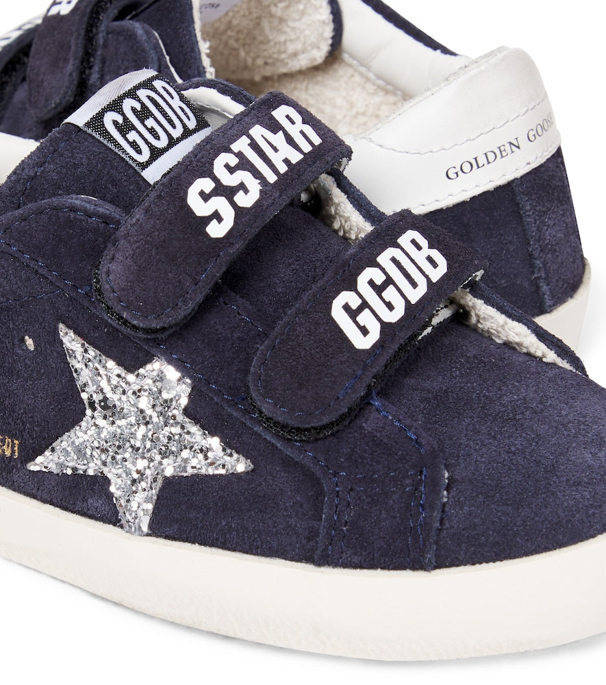 Old School sequined suede sneakers
