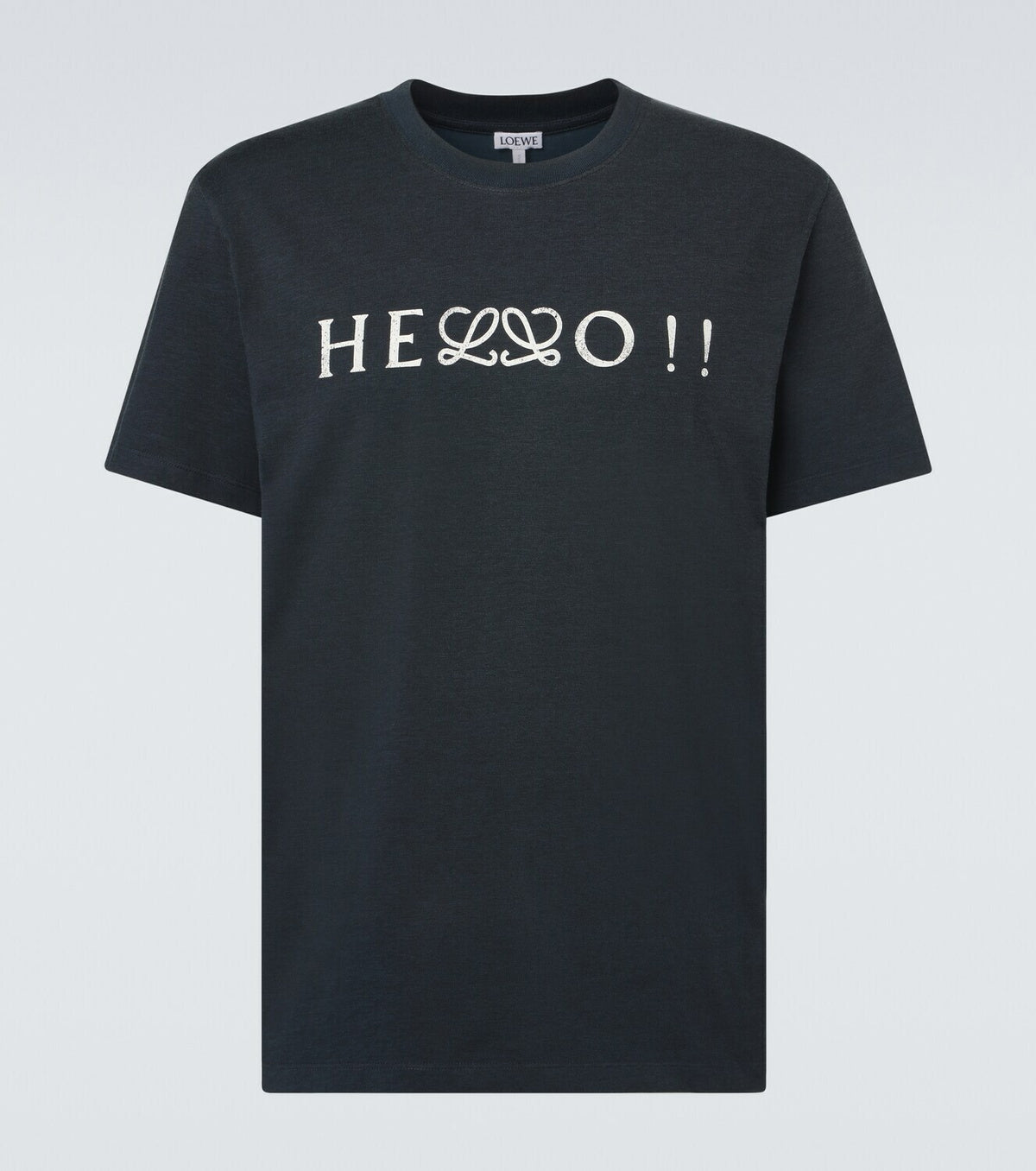 Loewe Printed cotton-blend jersey T-shirt