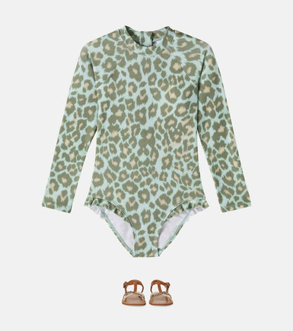 Leopard-print swimsuit