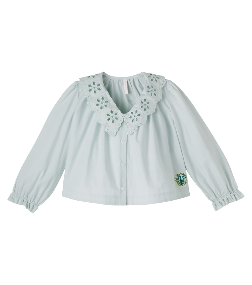 Awaken embroidered cotton shirt