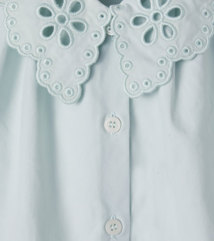Awaken embroidered cotton shirt