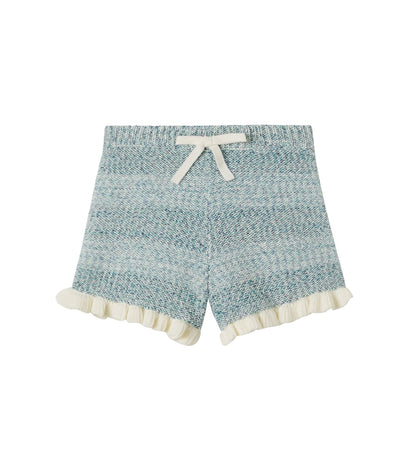 Patience knitted cotton-blend shorts