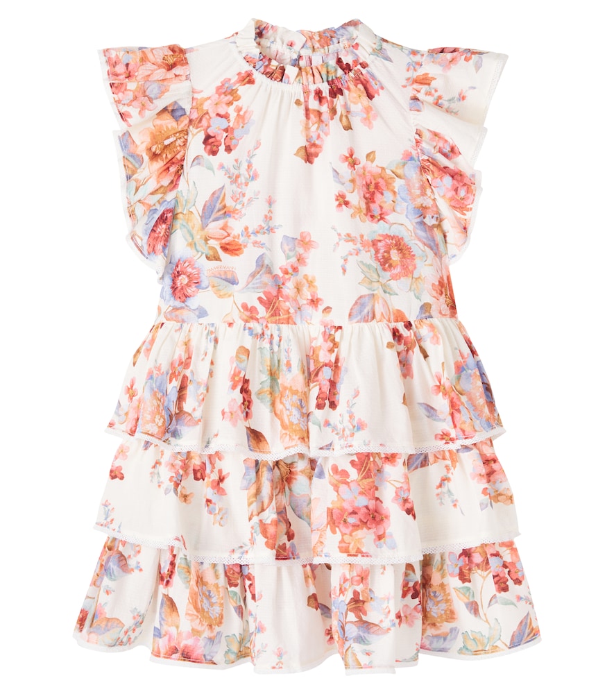 Awaken floral tiered cotton dress