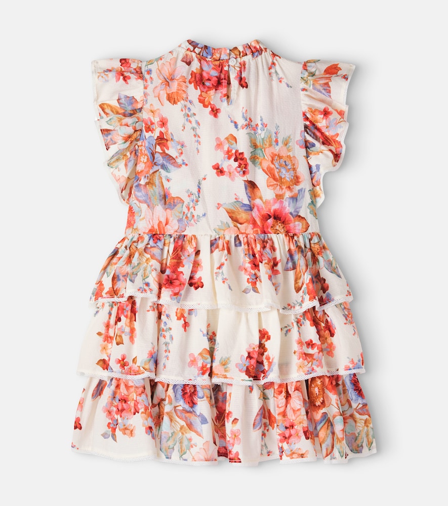Awaken floral tiered cotton dress