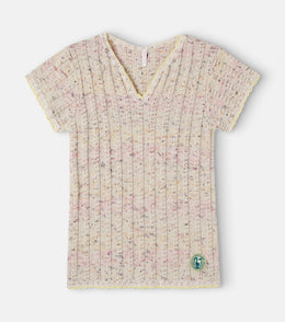 Knitted cotton-blend dress