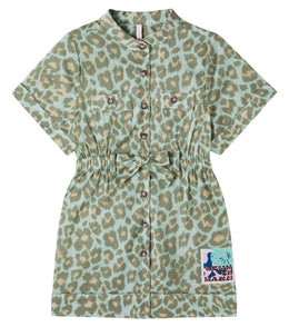 Patience leopard-print cotton dress