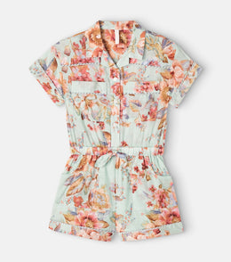 Awaken floral cotton romper