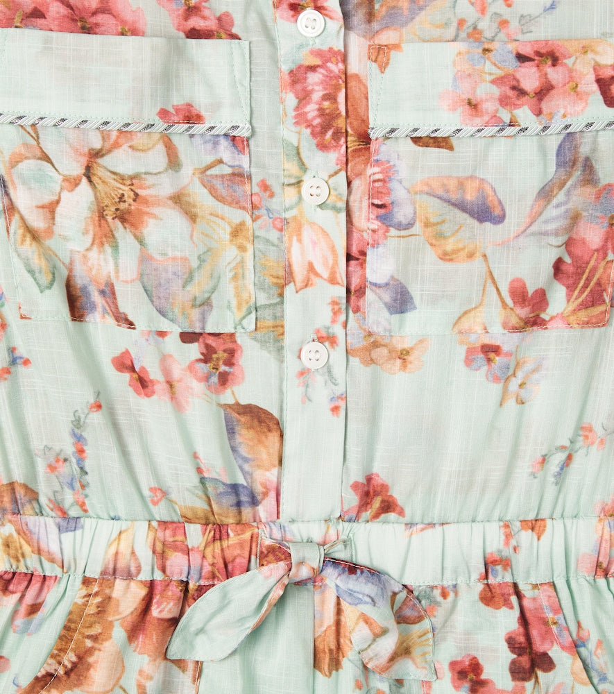 Awaken floral cotton romper
