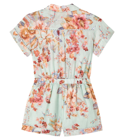 Awaken floral cotton romper