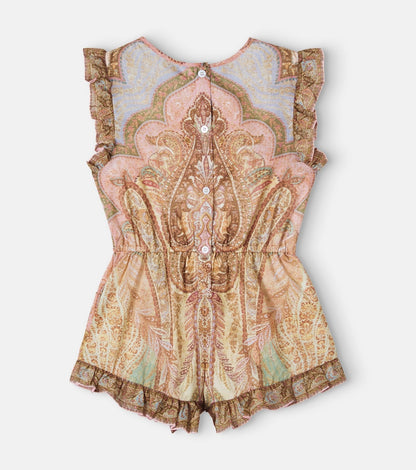 Awaken paisley cotton playsuit