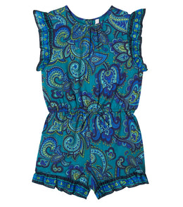 Patience paisley cotton romper