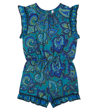 Patience paisley cotton romper