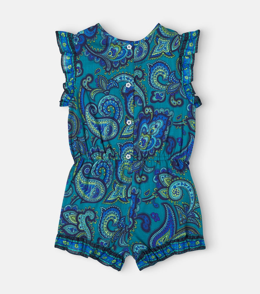 Patience paisley cotton romper