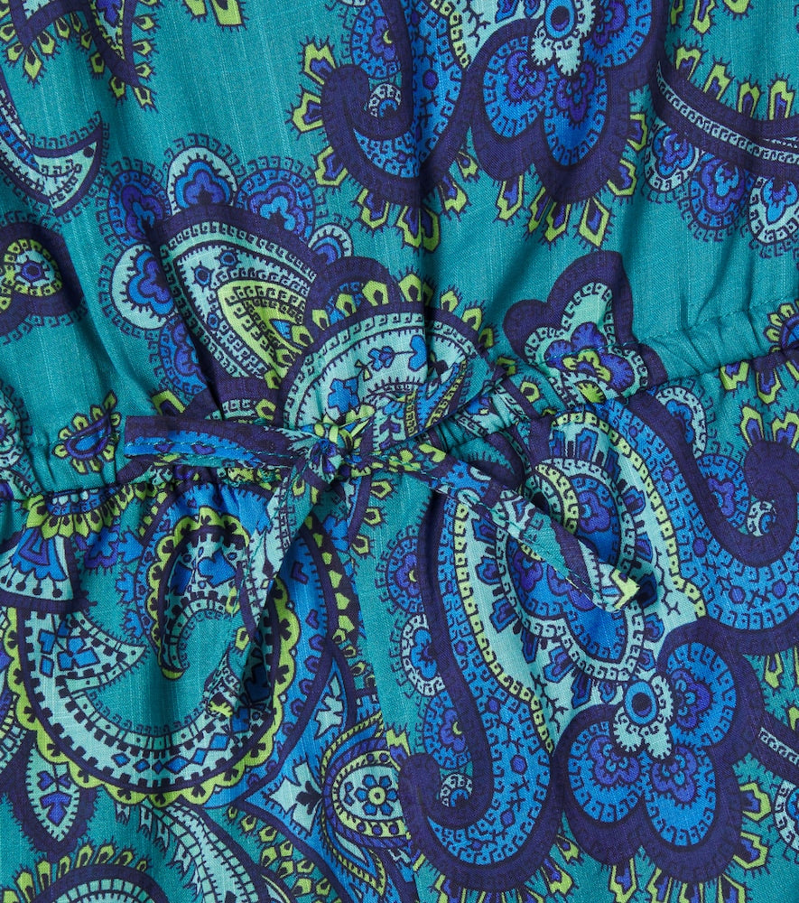 Patience paisley cotton romper