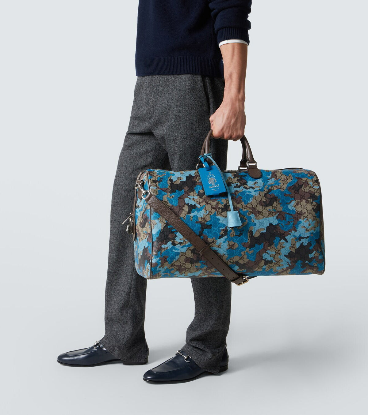 Gucci Large GG canvas duffel bag