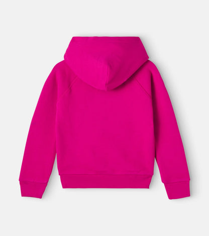 Logo cotton-blend fleece hoodie