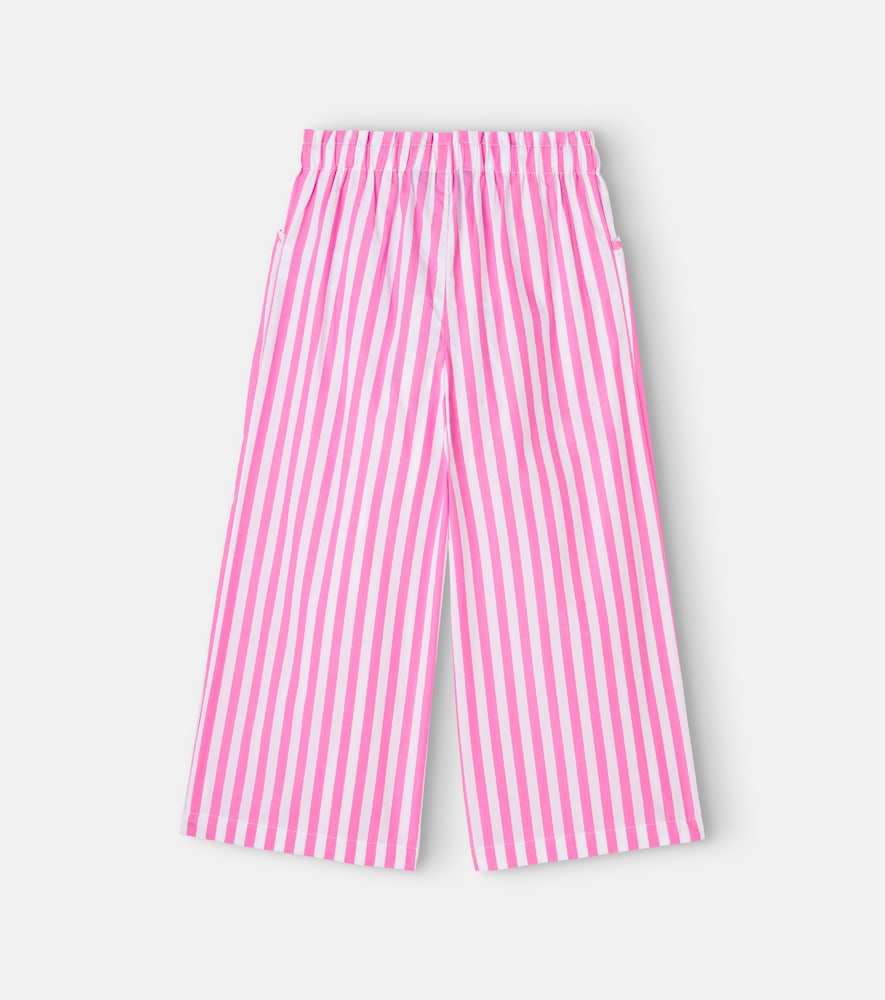 Striped cotton pants