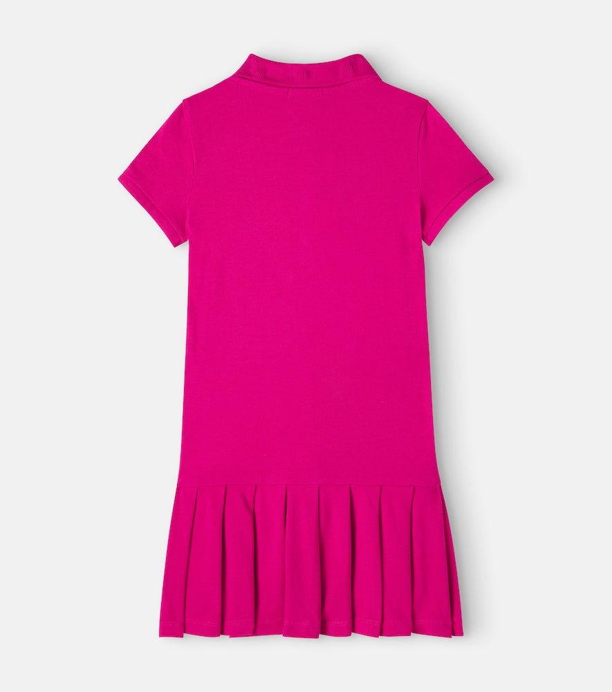 Cotton polo dress