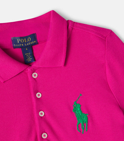Cotton polo dress