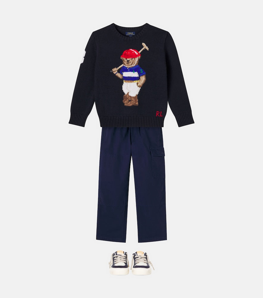 Polo Bear cotton sweater