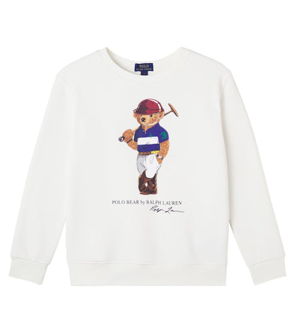 Polo Bear cotton jersey sweatshirt