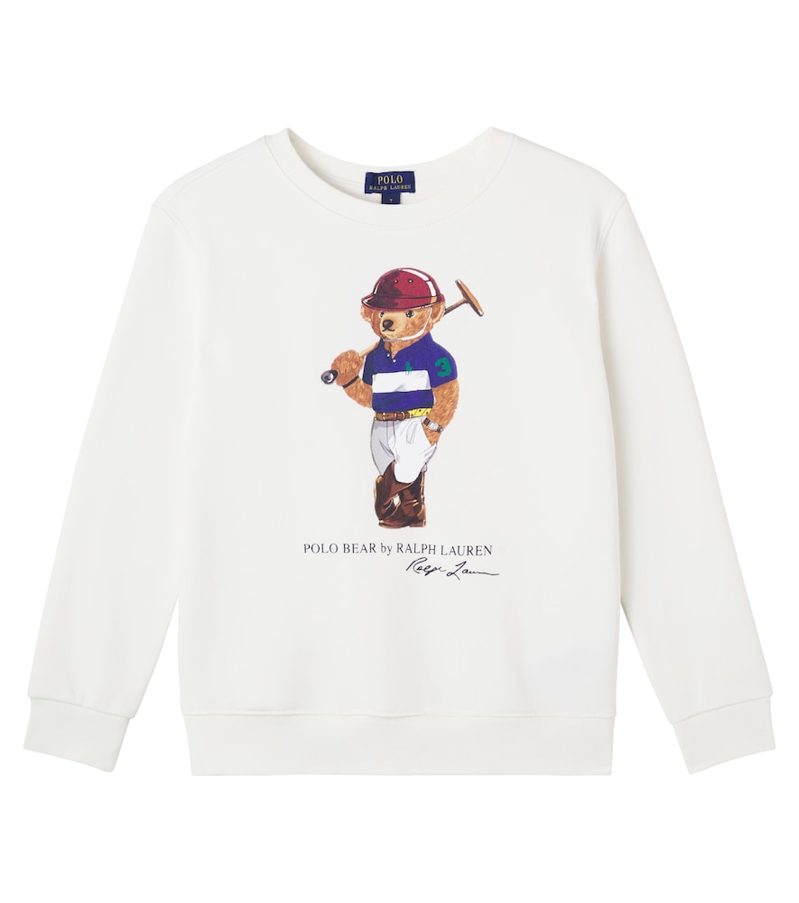 Polo Bear cotton jersey sweatshirt