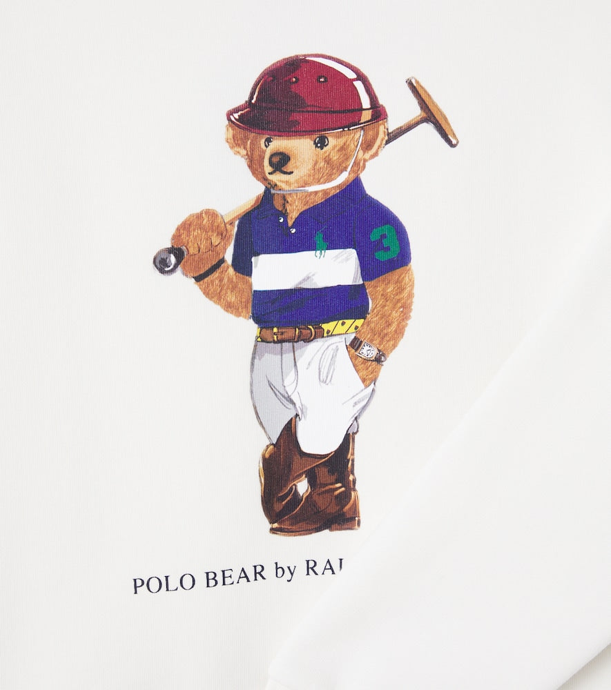Polo Bear cotton jersey sweatshirt