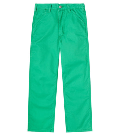 Embroidered straight jeans