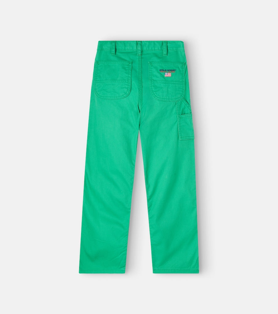 Embroidered straight jeans