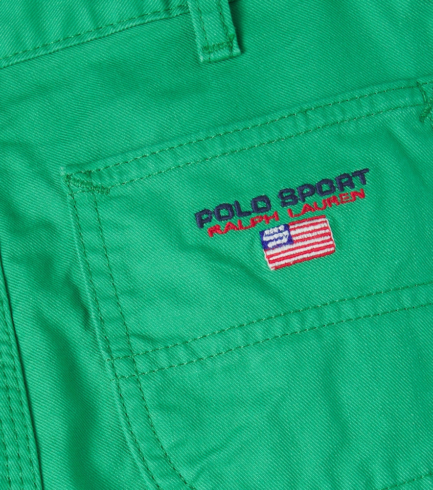 Embroidered straight jeans