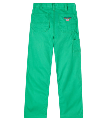 Embroidered straight jeans