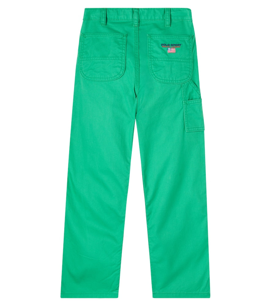 Embroidered straight jeans