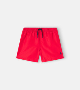 Embroidered swim trunks