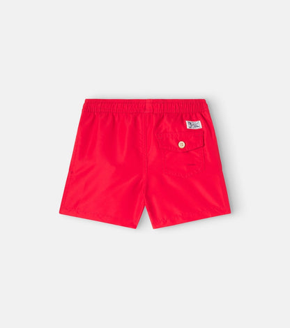 Embroidered swim trunks