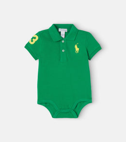 Baby cotton jersey playsuit