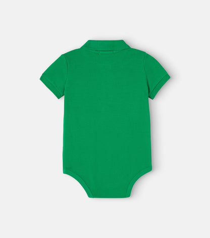 Baby cotton jersey playsuit