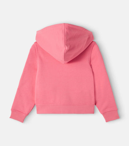 Burberry Check EKD cotton zip-up hoodie