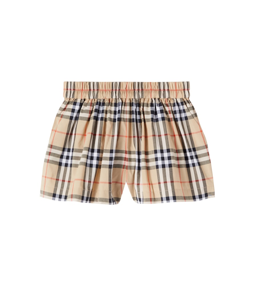 Burberry Check cotton shorts