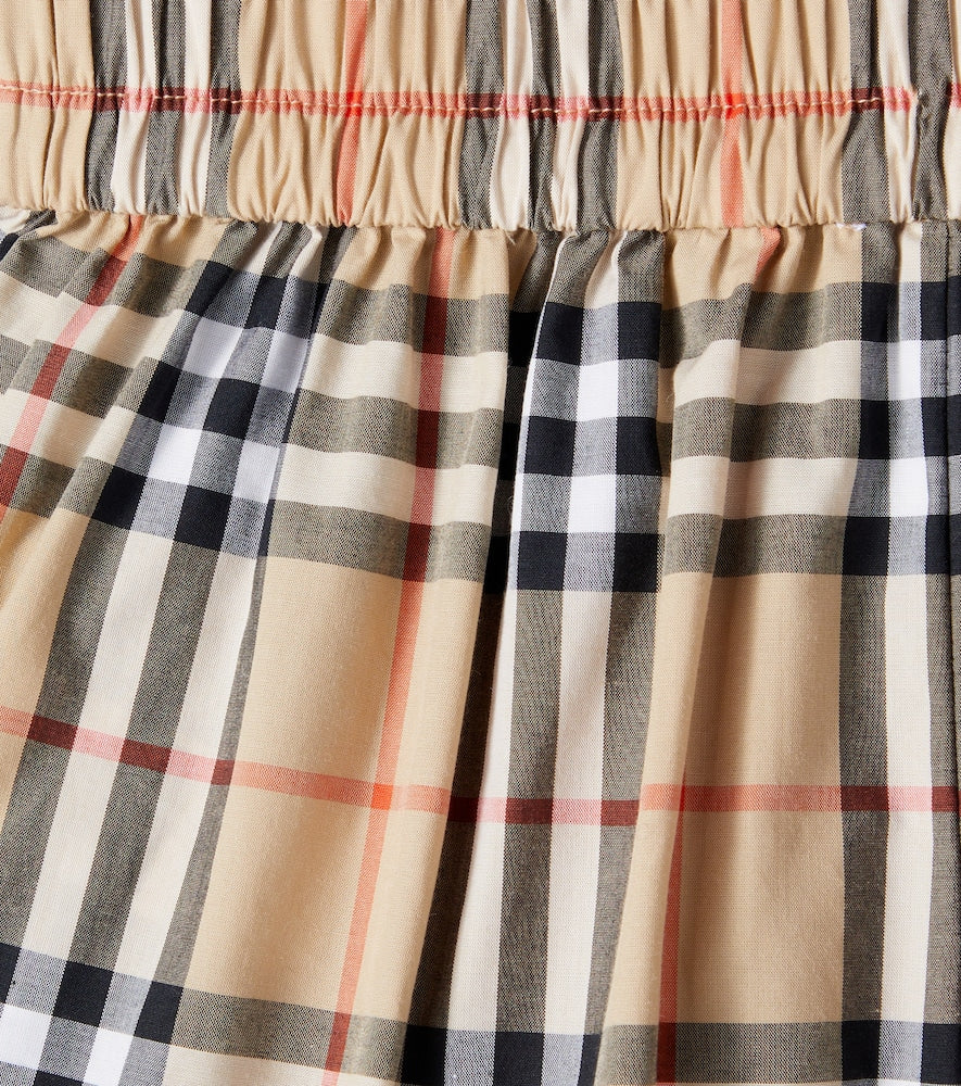 Burberry Check cotton shorts