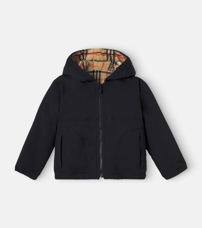 Burberry Check reversible teddy jacket