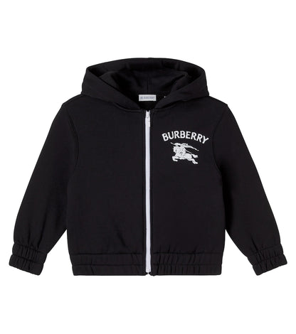 EKD cotton jersey zip-up hoodie