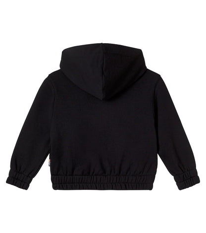 EKD cotton jersey zip-up hoodie