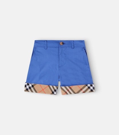 Burberry Check cotton shorts