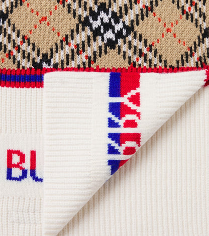 Burberry Check wool scarf