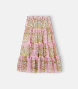 Barocco tiered skirt