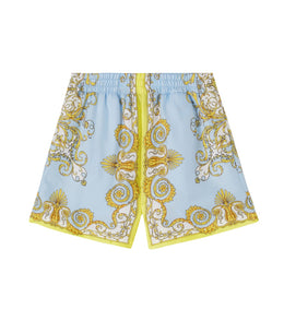 Barocco silk shorts