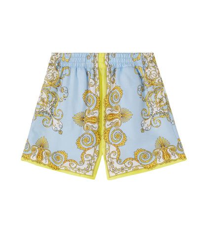 Barocco silk shorts