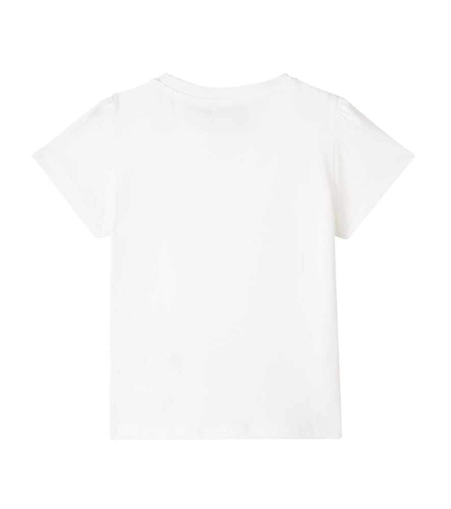 Embellished cotton jersey t-shirt