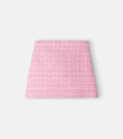 Medusa tweed skirt