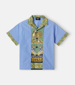 Pinstripe cotton shirt